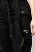 Dolce & Gabbana Black Cotton High Waist Cargo Pants